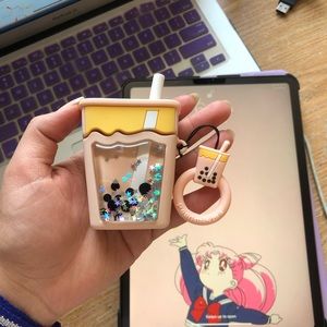 boba milk tea AirPod case